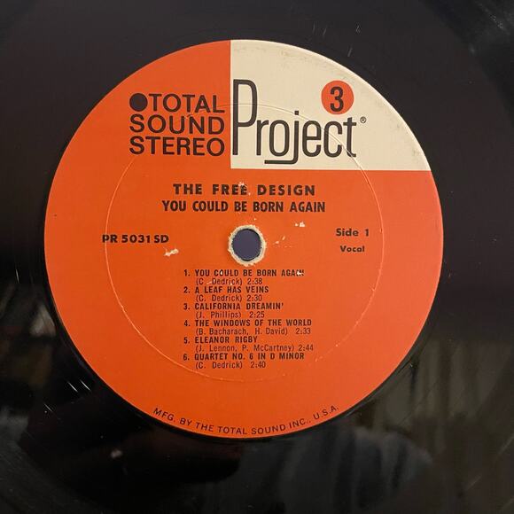 The Free Design - You Could Be Born Again LP vintage vinyl - Picture 5 of 6